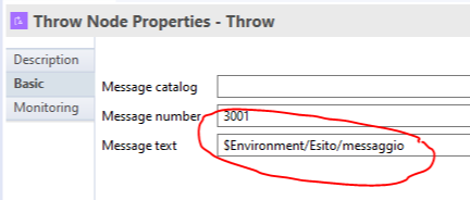 XPath on message text