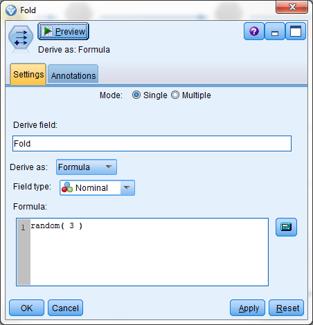 Figure 1 - Assigning a fold to each each record at random