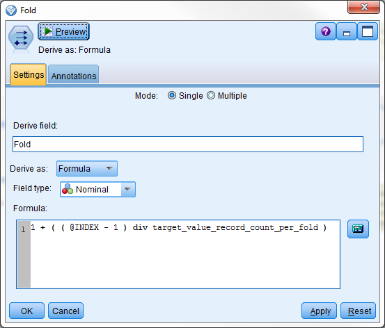 Figure 10 - Computing the fold
