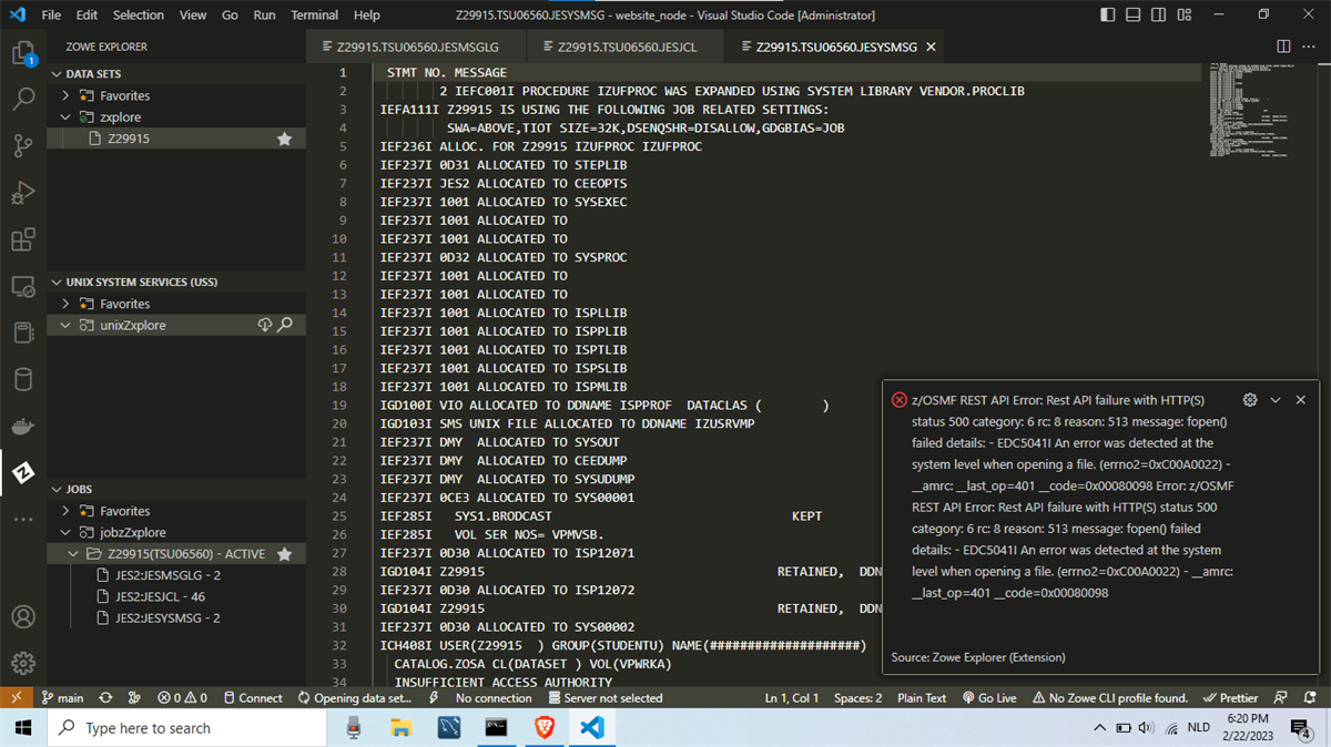 Auth-Troubleshouting