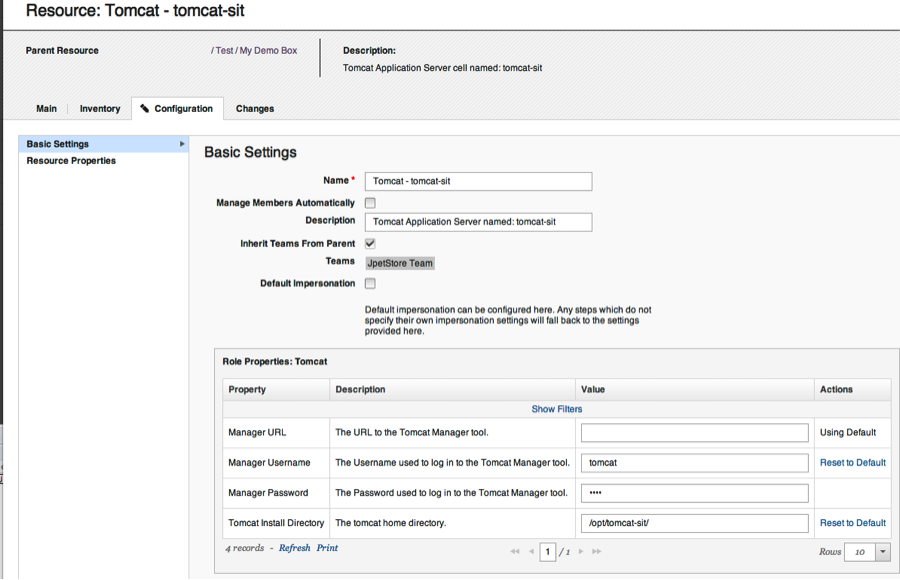 Configured Resource