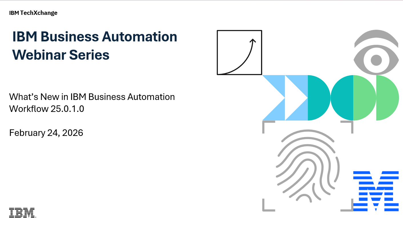 BPM, Workflow, and Case - IBM Community