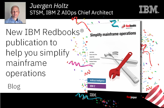 Image showing cover page of Simplify mainframe operations Redpaper 