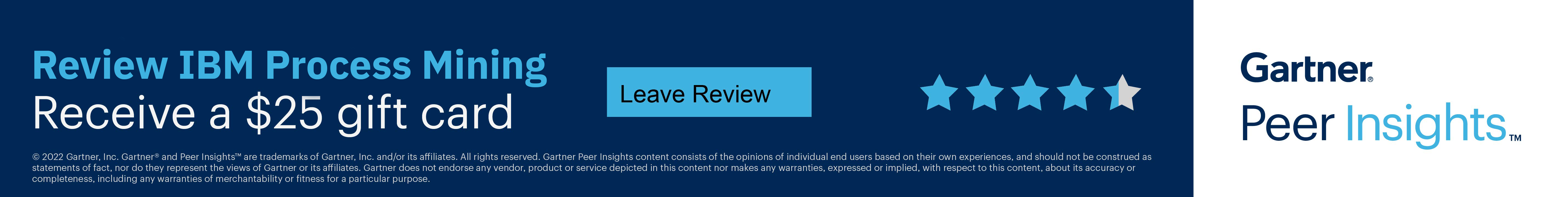 Gartner Peer Insights - Process Mining
