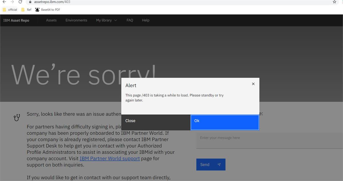 403 Error