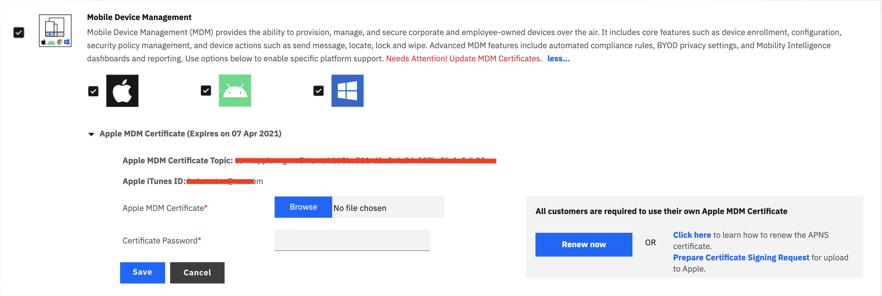 APNS Certificate