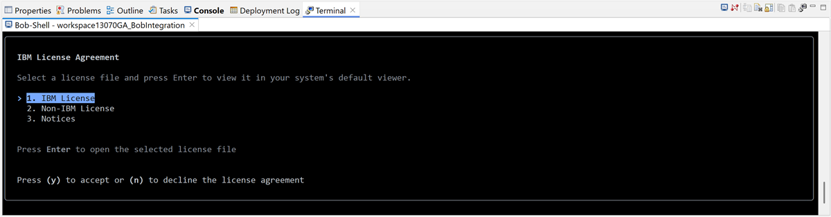 Using IBM Bob in the ACE Toolkit