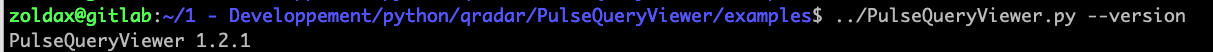 PulseQueryViewer version