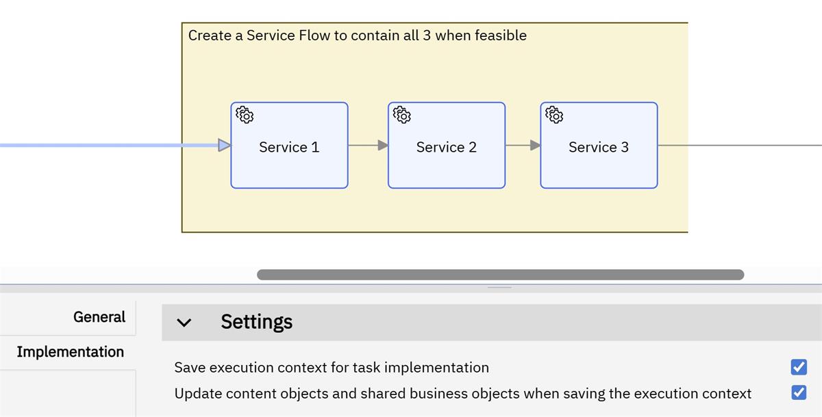 Consolidate multiple Service Flows into one