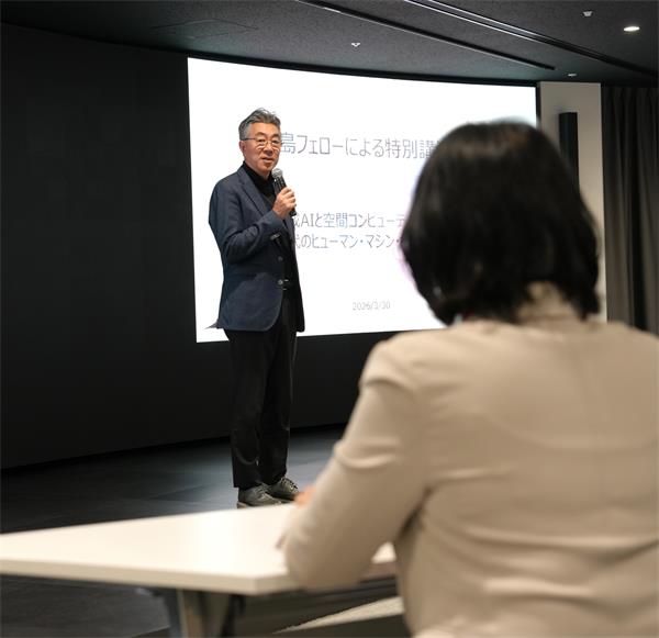 ご挨拶される森本さん image