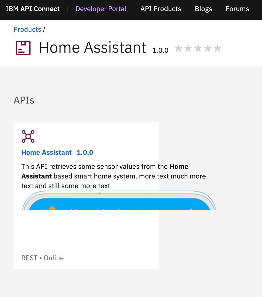 API Summaries