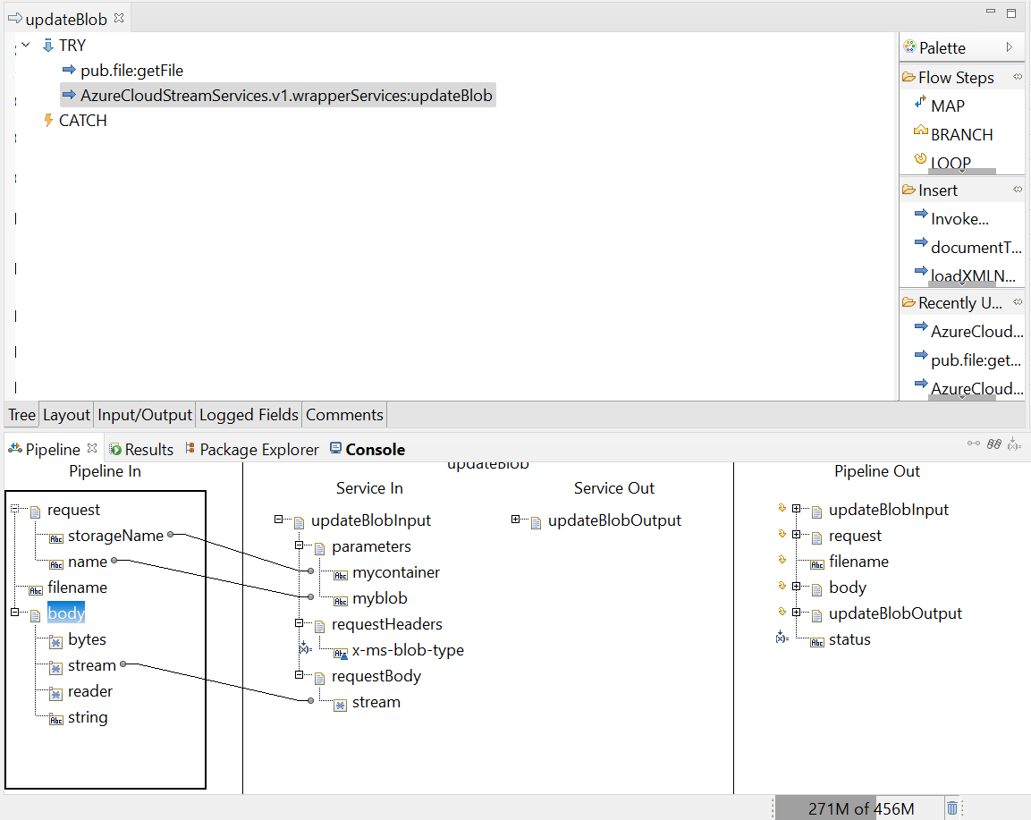map the inputs as shown here