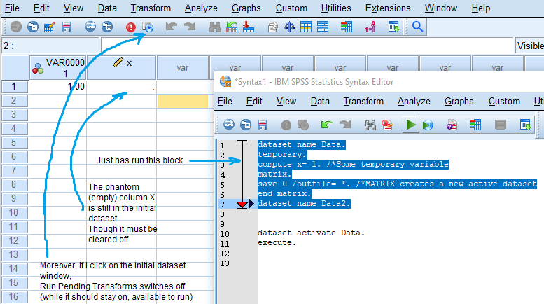 screenshot of the problem