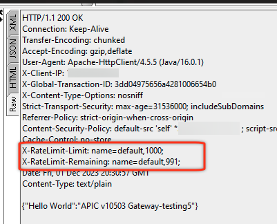 Need to remove the particular response headers | API Connect