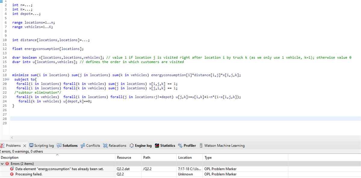 Data has already been set: dont know how to correct the error ...