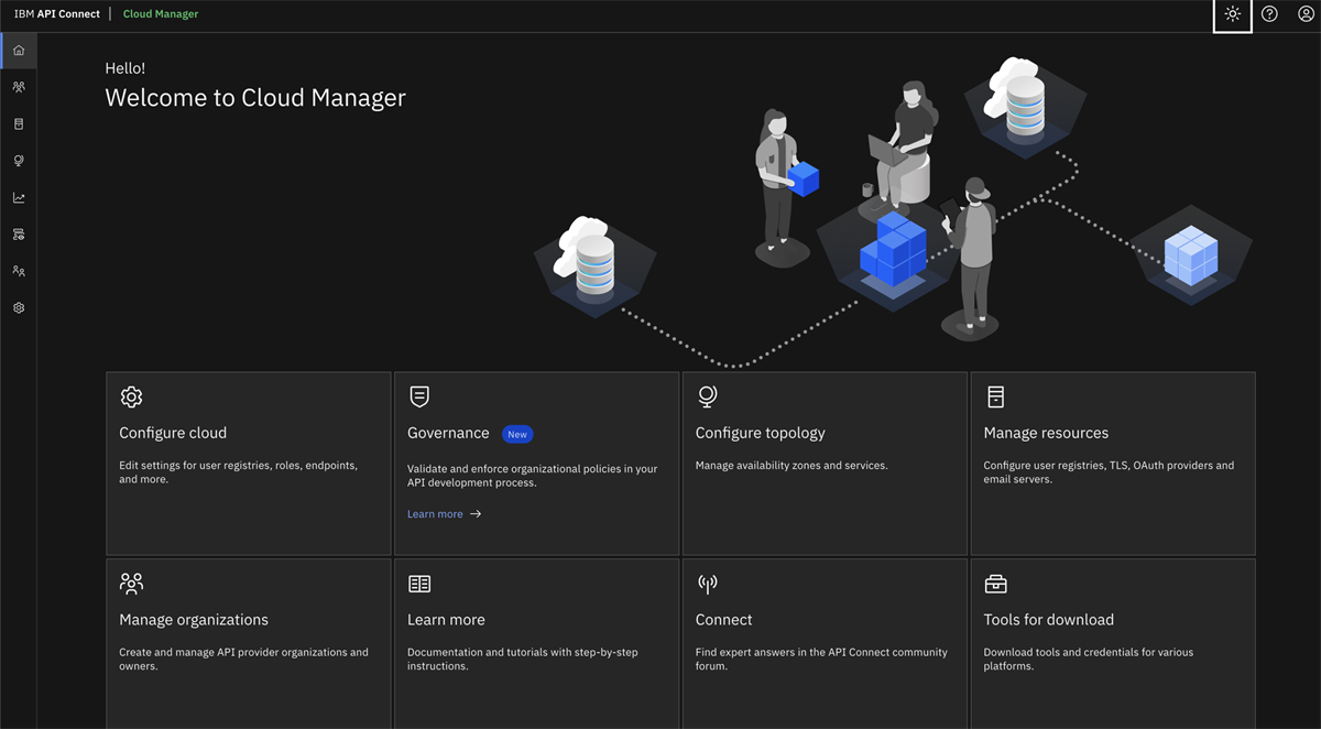 Introducing Dark Mode in API Connect