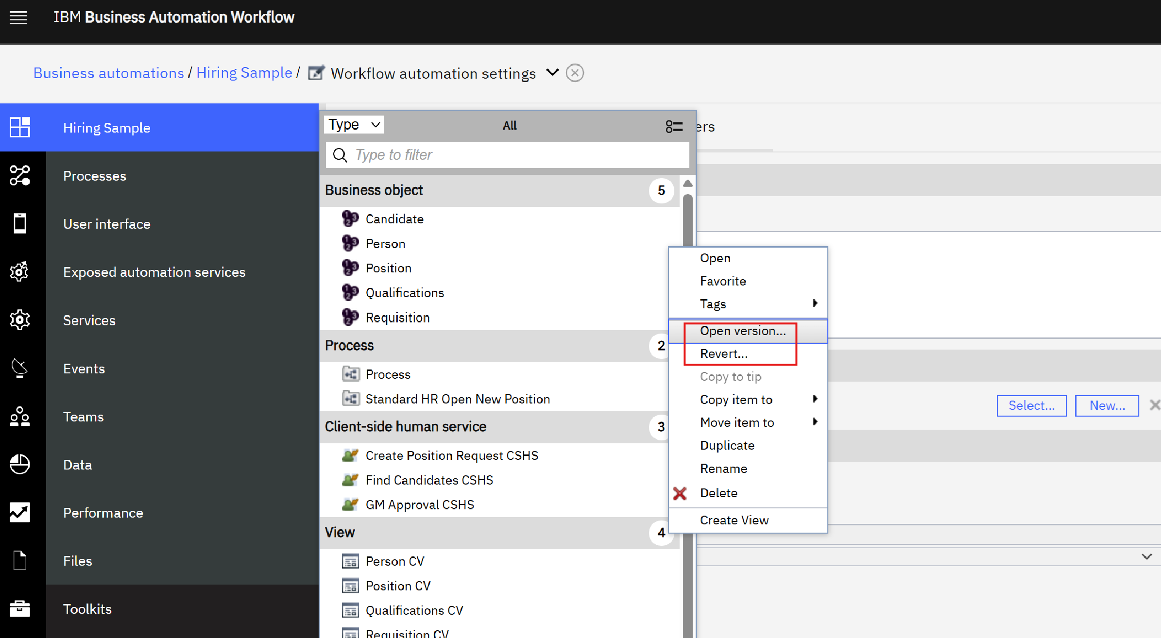 Using version history in IBM Process Designer in BAW to reduce risk and ...