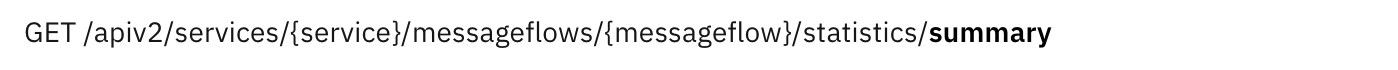 Service Message Flow Statistics