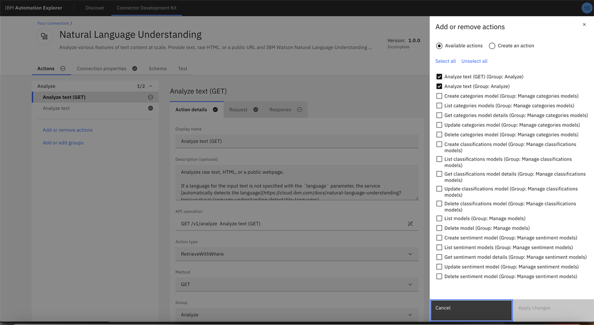 Using the Connector Development Kit: Create a custom connector from an ...