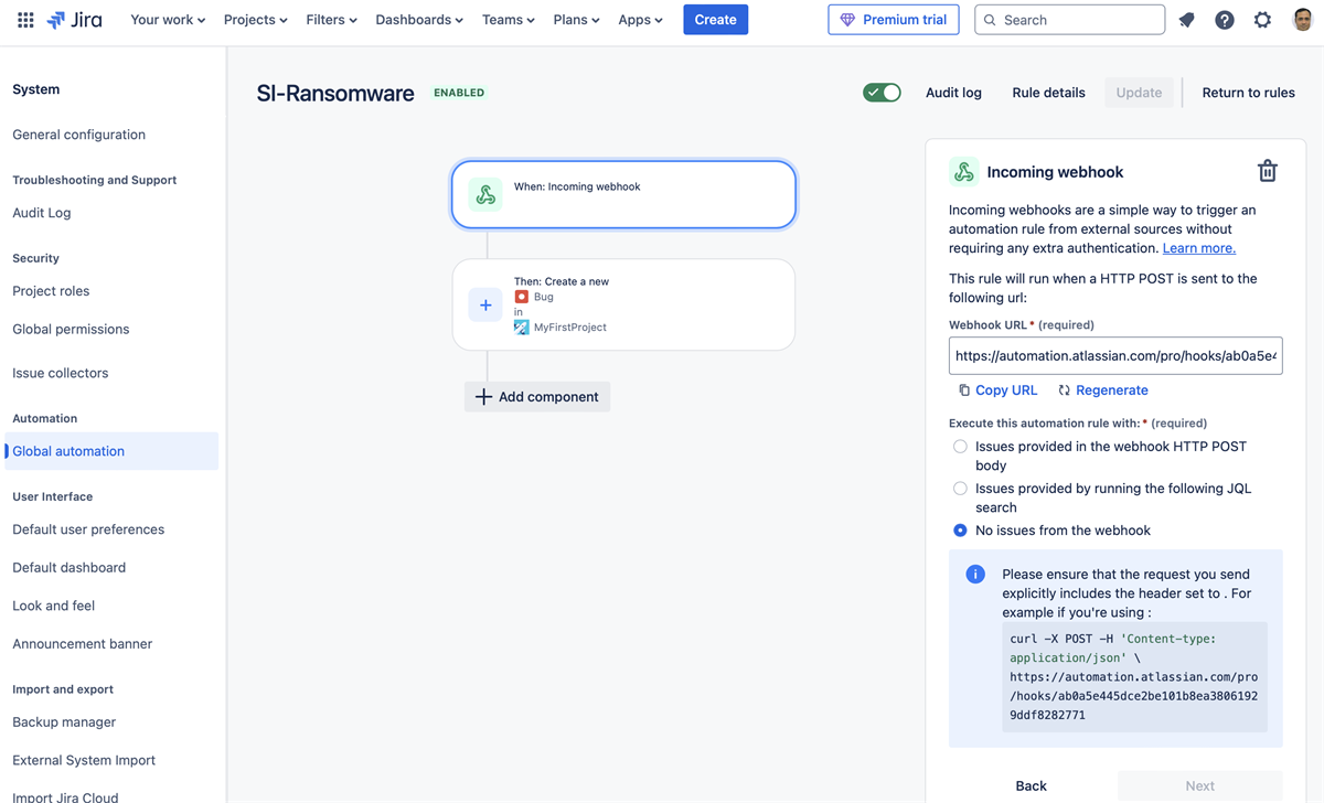 Integrating IBM Storage Insights with Jira for Ransomware Alerts