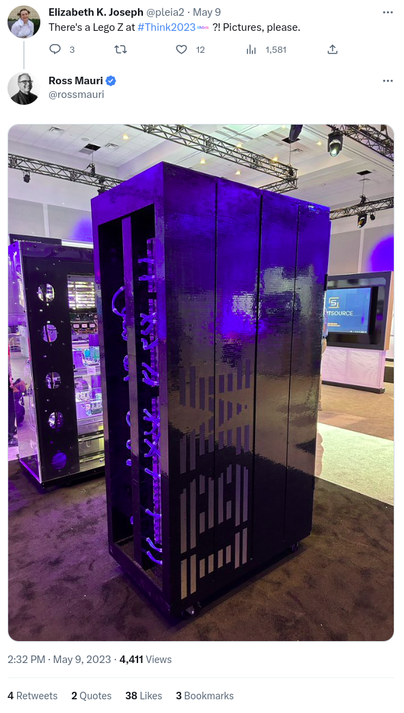 All about the lifesize IBM z16 LEGO® brick model!