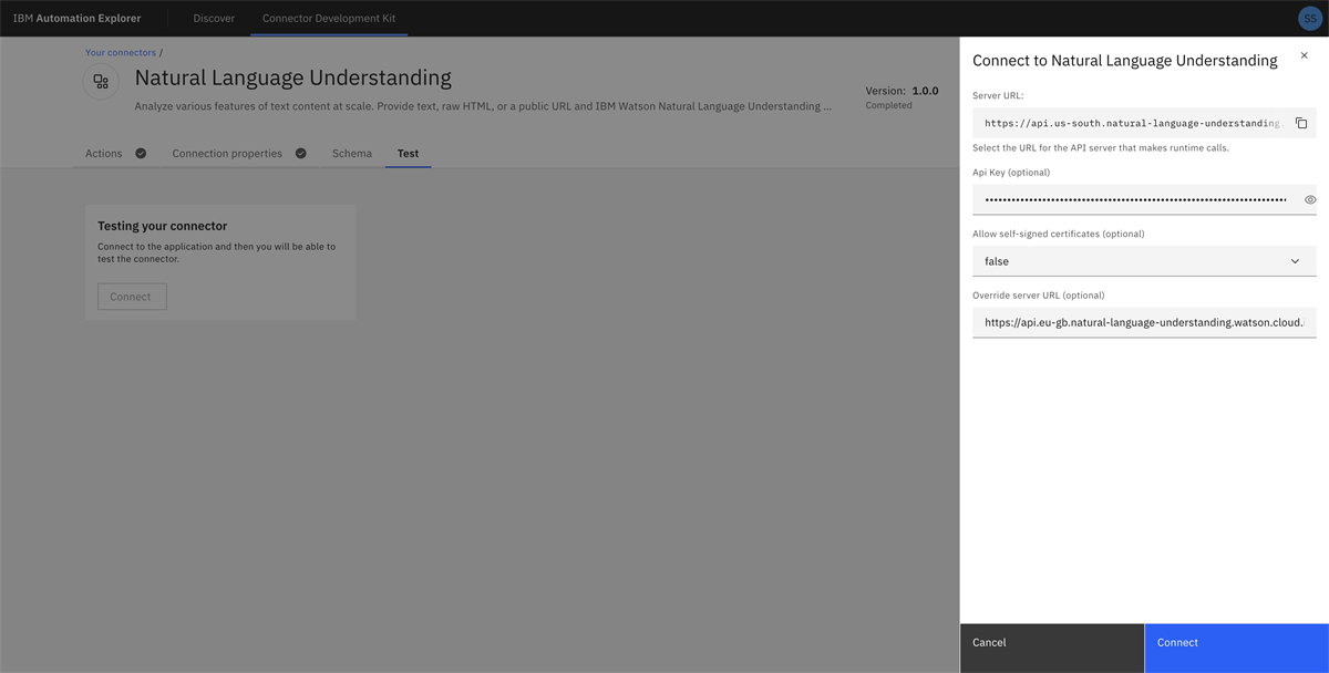 Using the Connector Development Kit: Create a custom connector from an ...