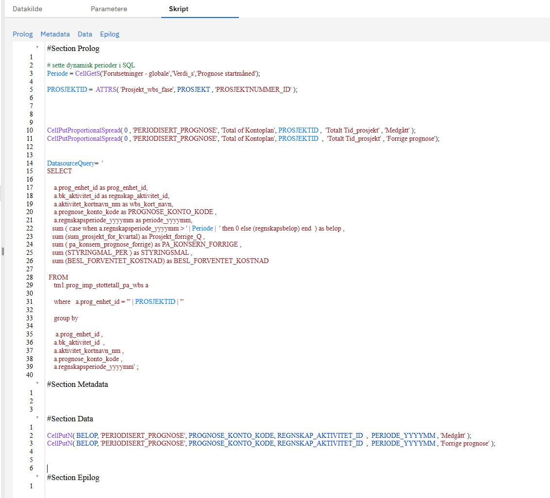 Screenshot of whole TI process