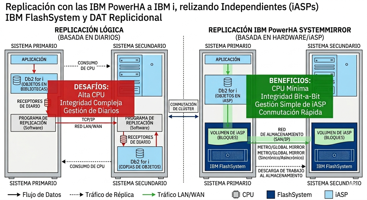 IBM i Resiliencia: ¿PowerHA o Replicación Lógica? La perspectiva del ...