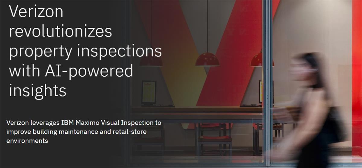 VerizonはIBM Maximo Visual Inspectionを活用している。