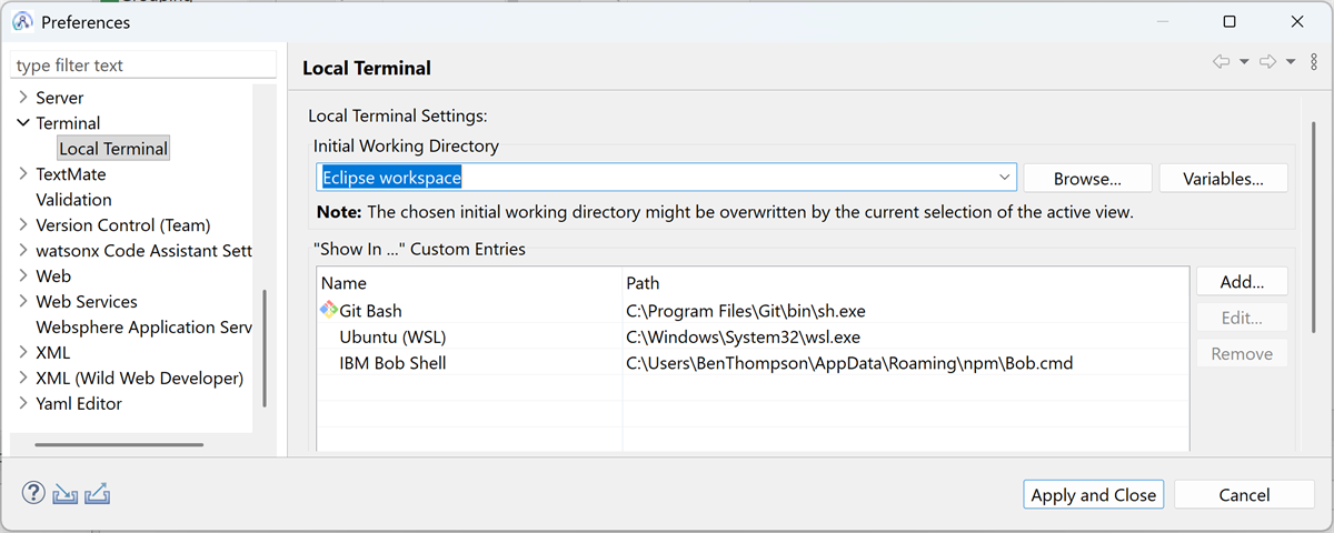 Using IBM Bob in the ACE Toolkit