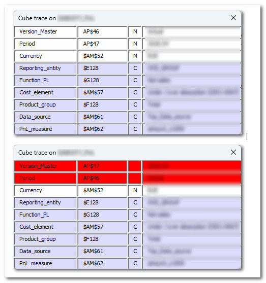 trace compare