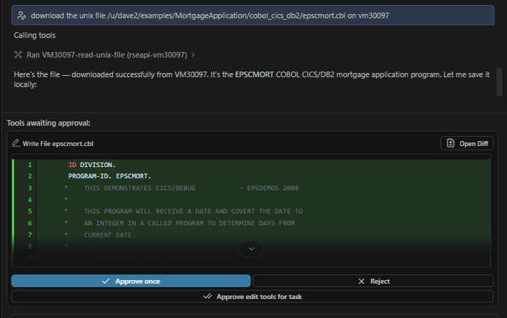 Working with UNIX files
