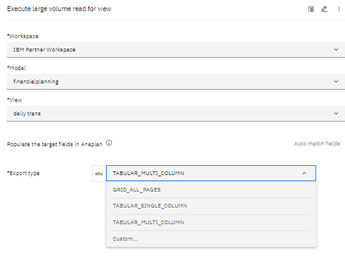 Execute a large volume read request