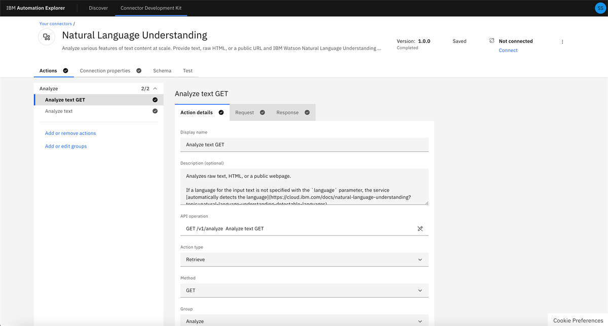 Using the Connector Development Kit: Create a custom connector from an ...