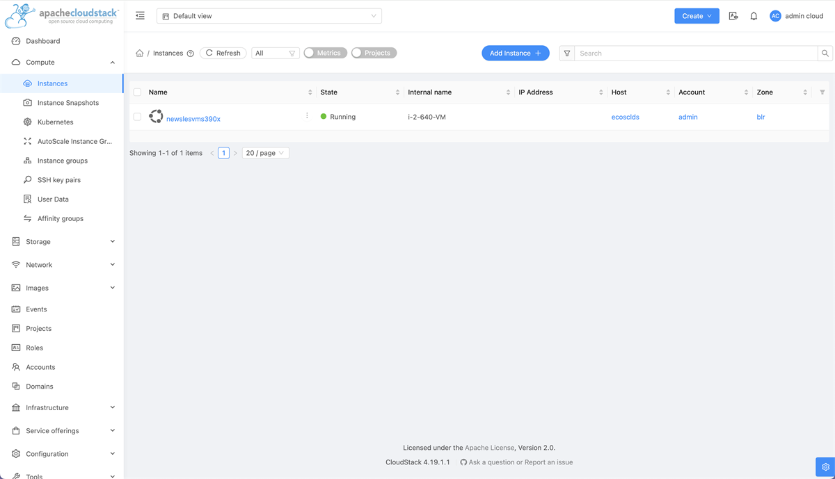 Management Server deployed on Linux on IBM Z (s390x)