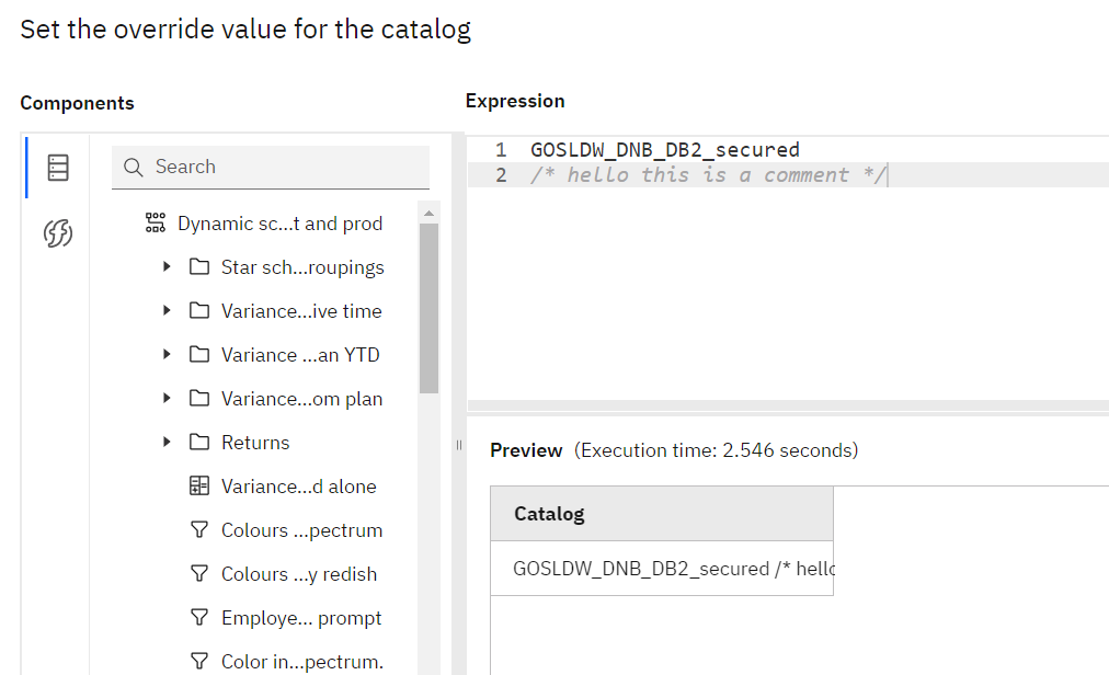 Dynamic data server property overrides
