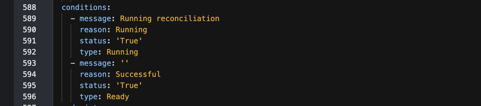 CR conditions update