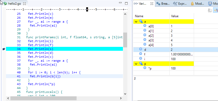 Debugging a Go program with z/OS Debugger