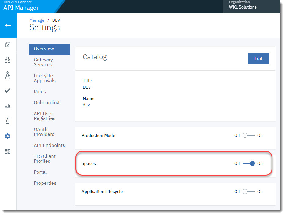 Recipe: API Connect (APIC) v2018 Spaces: Create new APIs/Products when ...