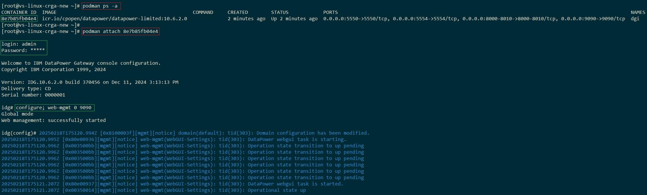 Ibm Script DEPLOY 'IBM DATA POWER' IN POSTMAN (SCRIPT: .sh)