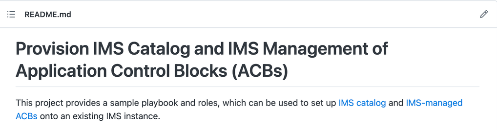 Ims Blog Latest updates with IMS and Ansible for Managed ACBs and IMS Catalog ...