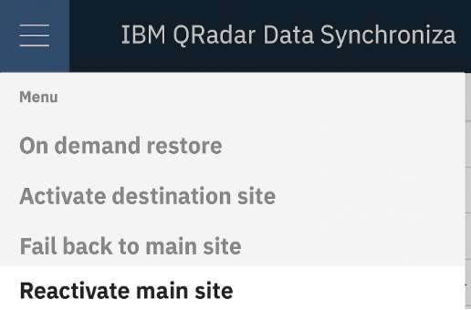 Reactivate Main Site