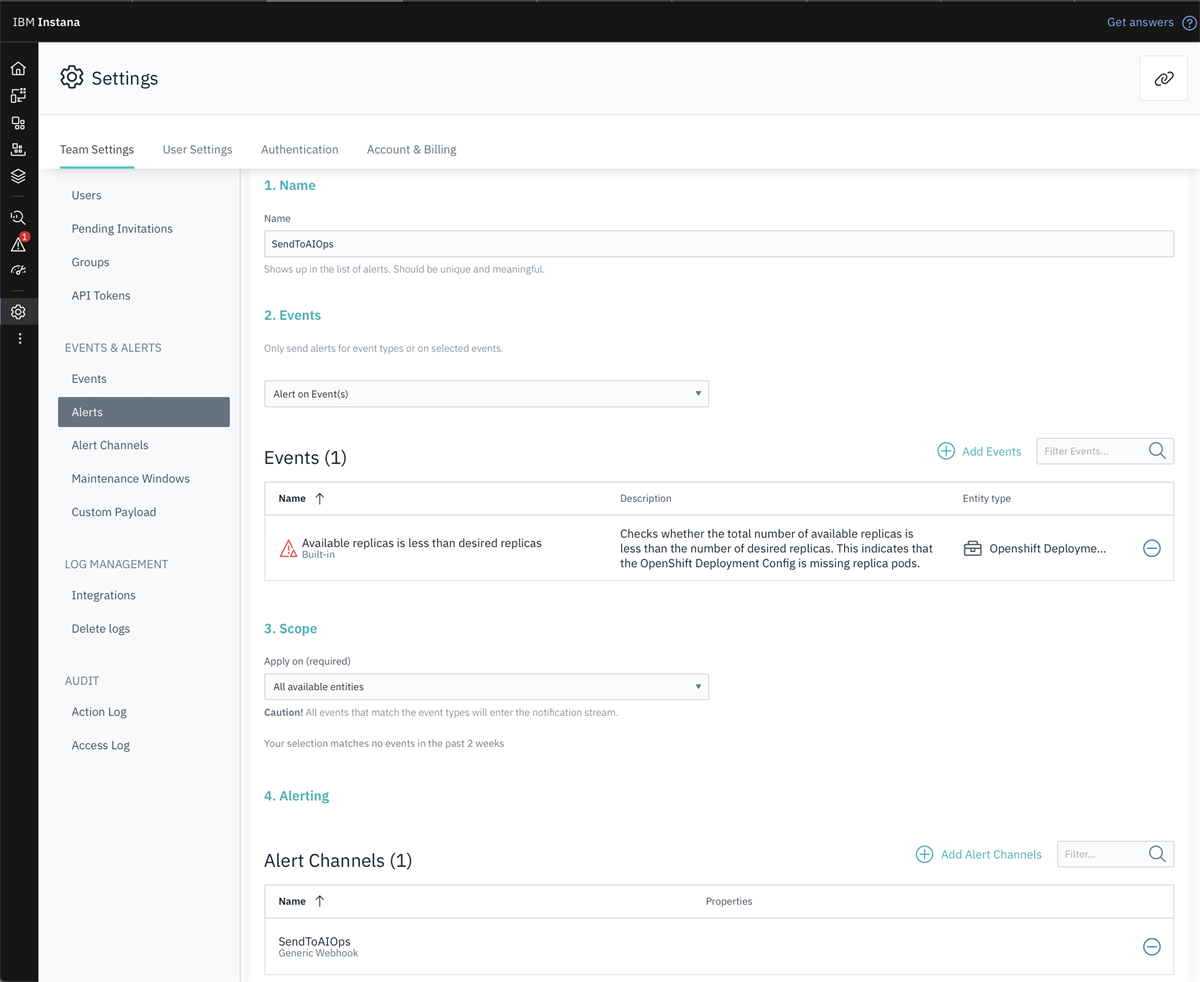 AIOps/Instana Integration - Utilise AIOps Generic Webhook (with JSONata ...