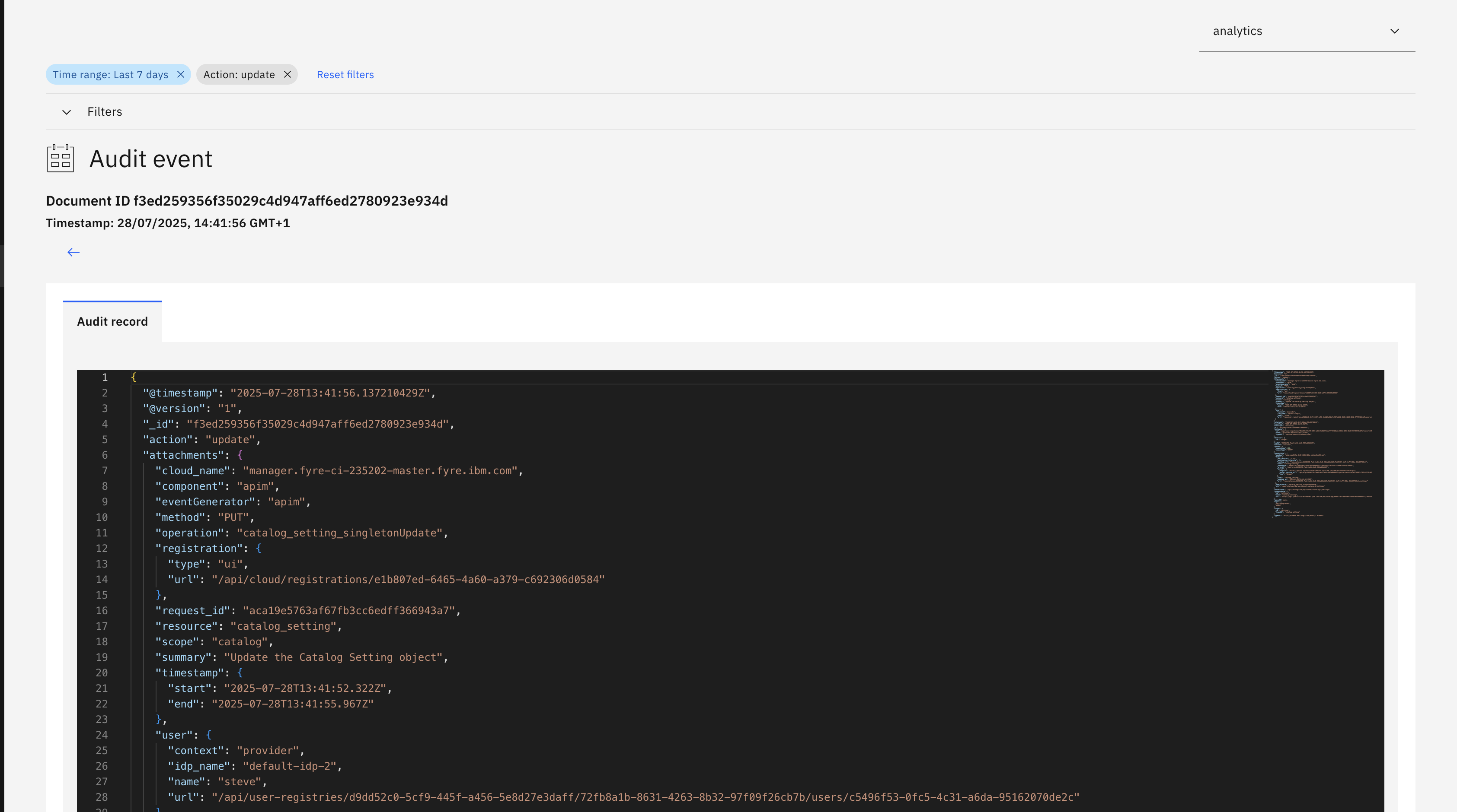 Introducing the Audit Events UI in API Connect