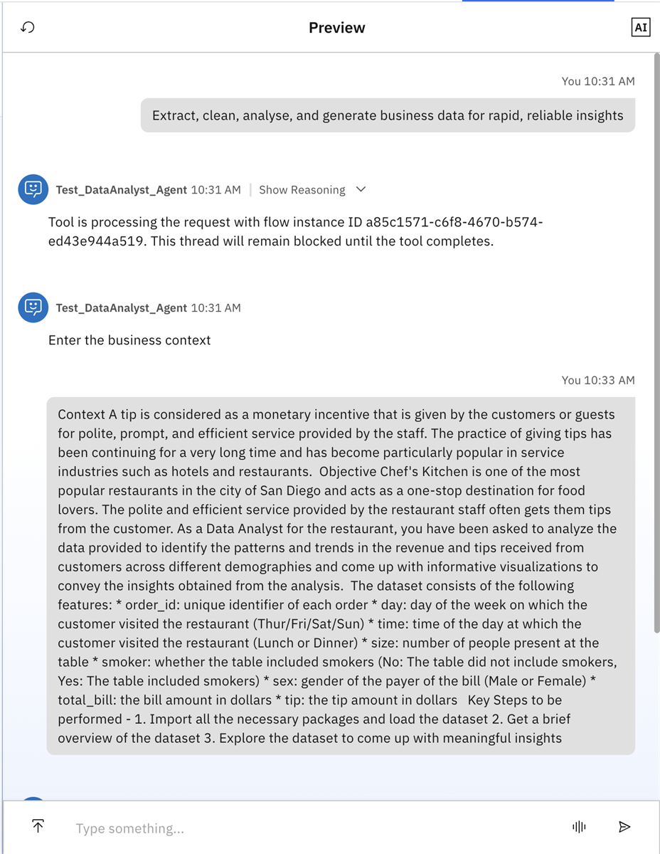 Building a Data Analyst Agent with IBM Watsonx Orchestrate