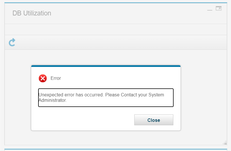 Ibm Error Getting Error Message in System monitor page. | IBM Guardium