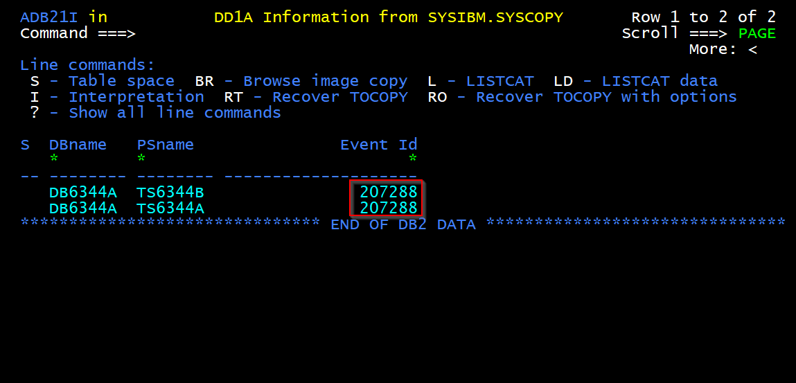 Maintaining utility history tables and viewing related SYSCOPY information with Db2