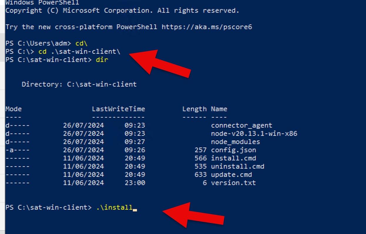 インストーラーの実行