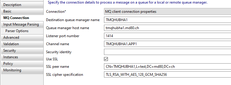 MQInputNode settings