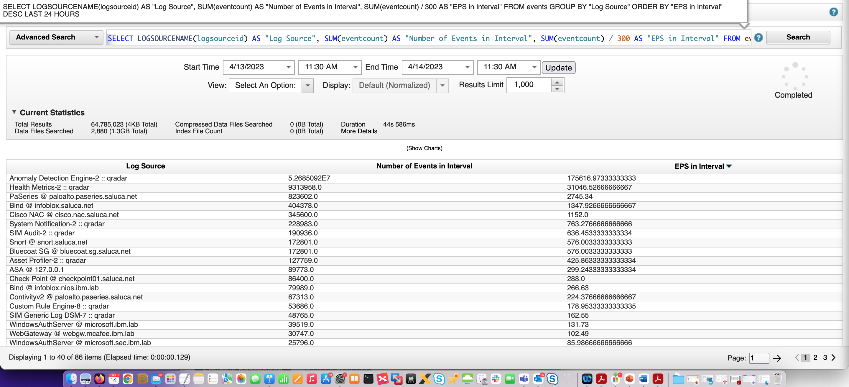 Best possible way to detect EPS Spikes and Average EPS based on Log ...